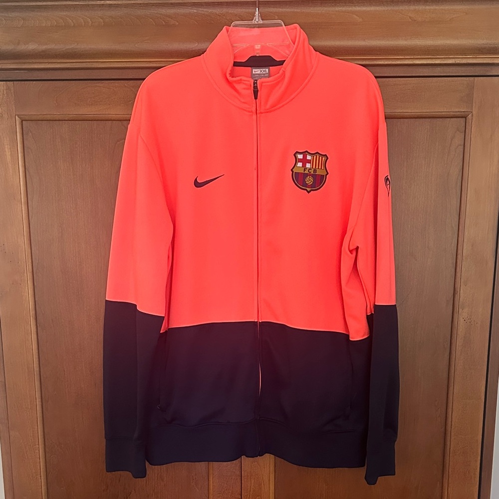 Nike FCBarcelona 2010 2011 Football Soccer Jacket XXL